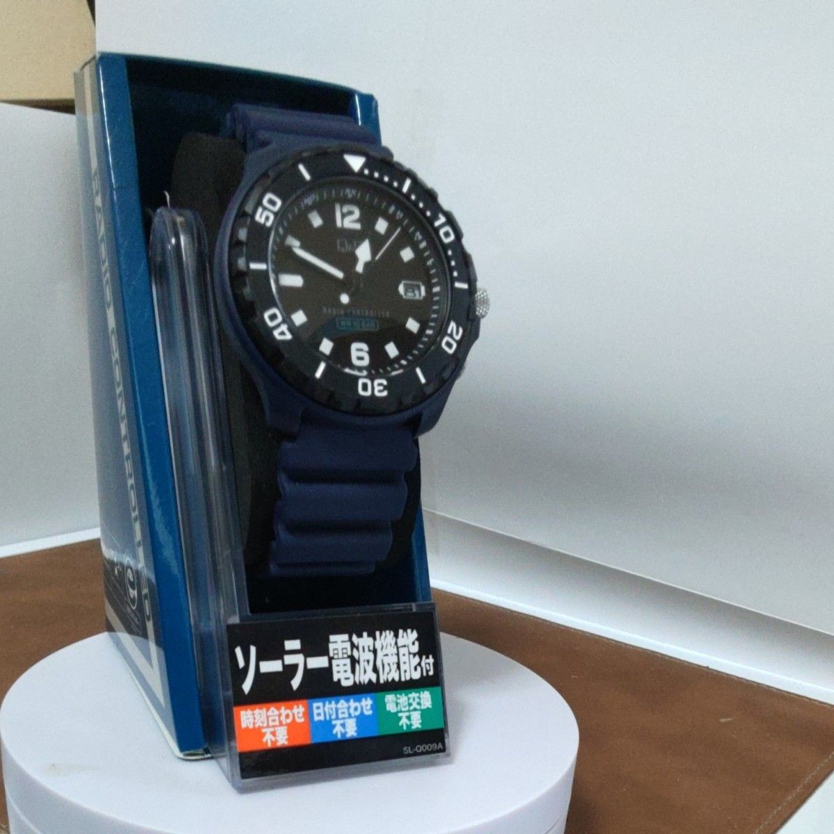 Brand New Citizen D02A 002VK Solar Radio Controlled Watch Q Q ( ) Black Dial Nav