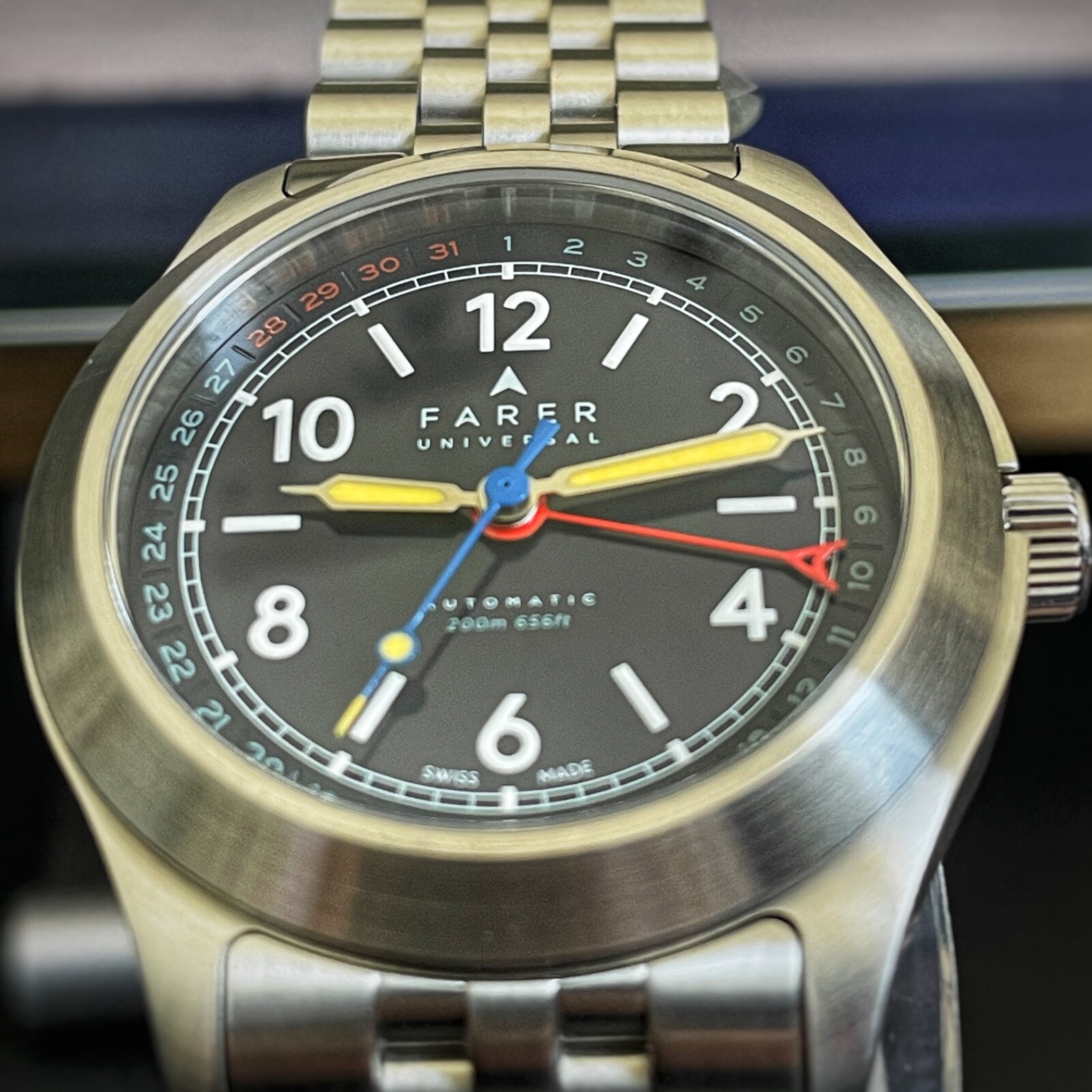 Farer Lomond Automatic Field Watch 39.5mm Bracelet + Unworn Horween Leather 2023