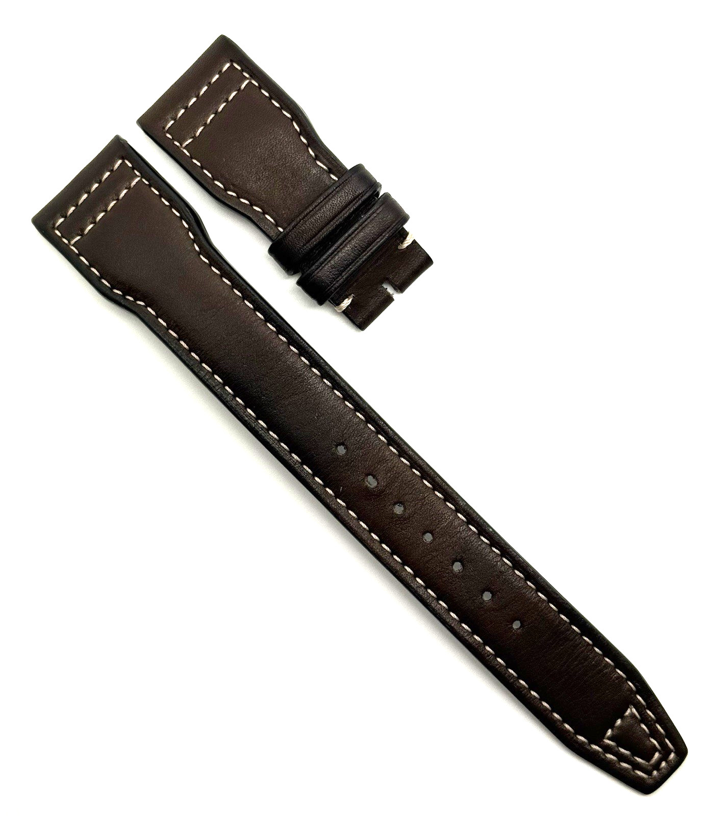 IWC 22mm x 18mm Brown Calfskin Leather Watch Strap Band A53023 Authentic OEM