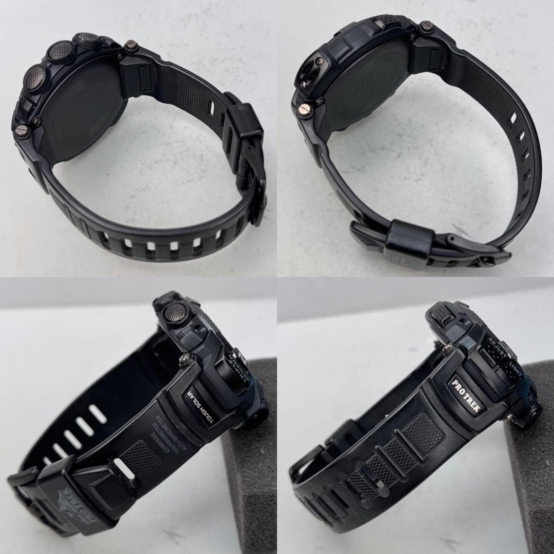 PROTREK PRW 1500YJ Radio Solar Black Inverted LCD