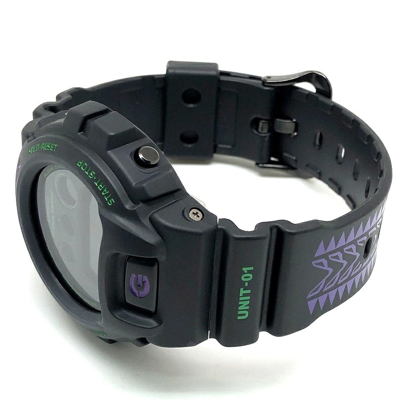 G SHOCK Casio G Shock Wristwatch DW 6900FS EVANGELION feat RADIO EVA Evangelion