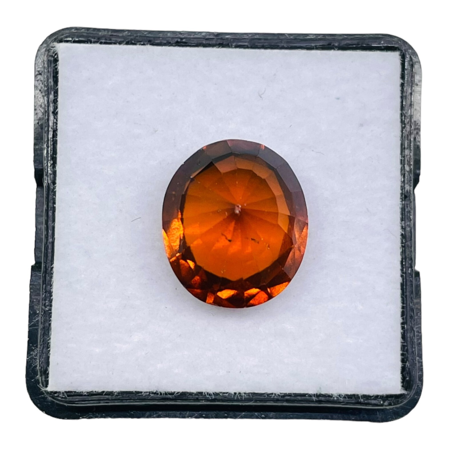 6.45 Cts Certified Natural Hessonite Garnet Ceylon AAA Loose Untreated Gemstone