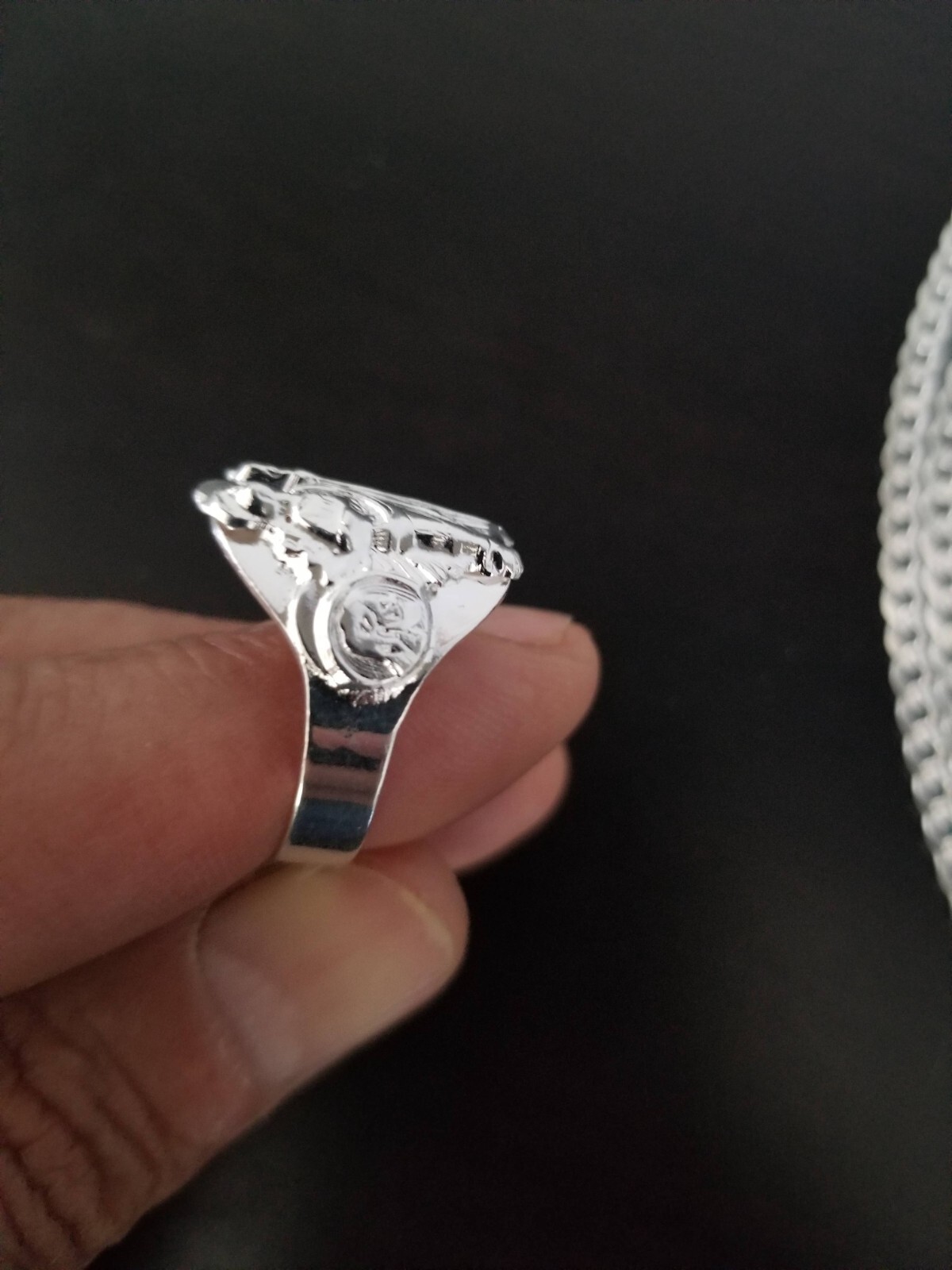Anillo San Judas plata 925 / 925 Sterling Silver Ring St. Judas.#9 #10