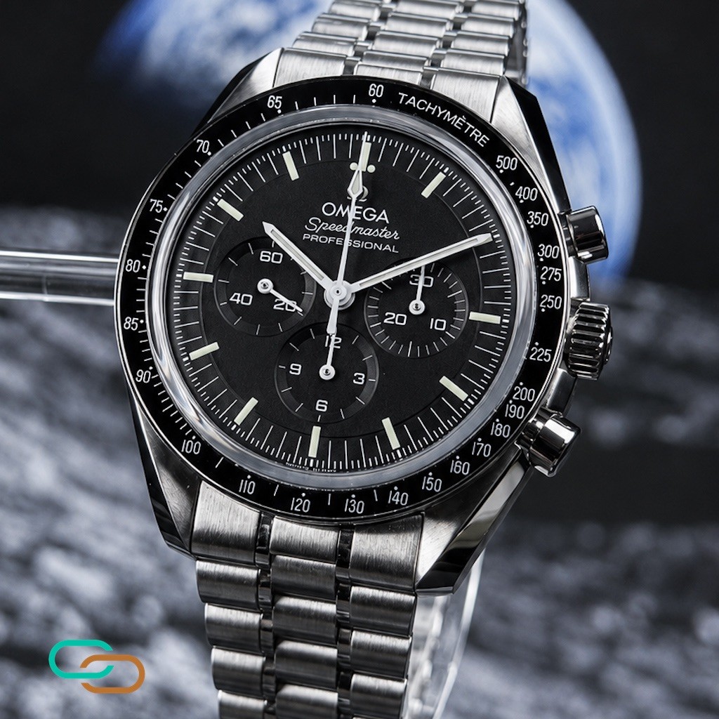 2025 Omega Speedmaster Moon Watch Sapphire Sandwich New Style Clasp Excellent 🔥