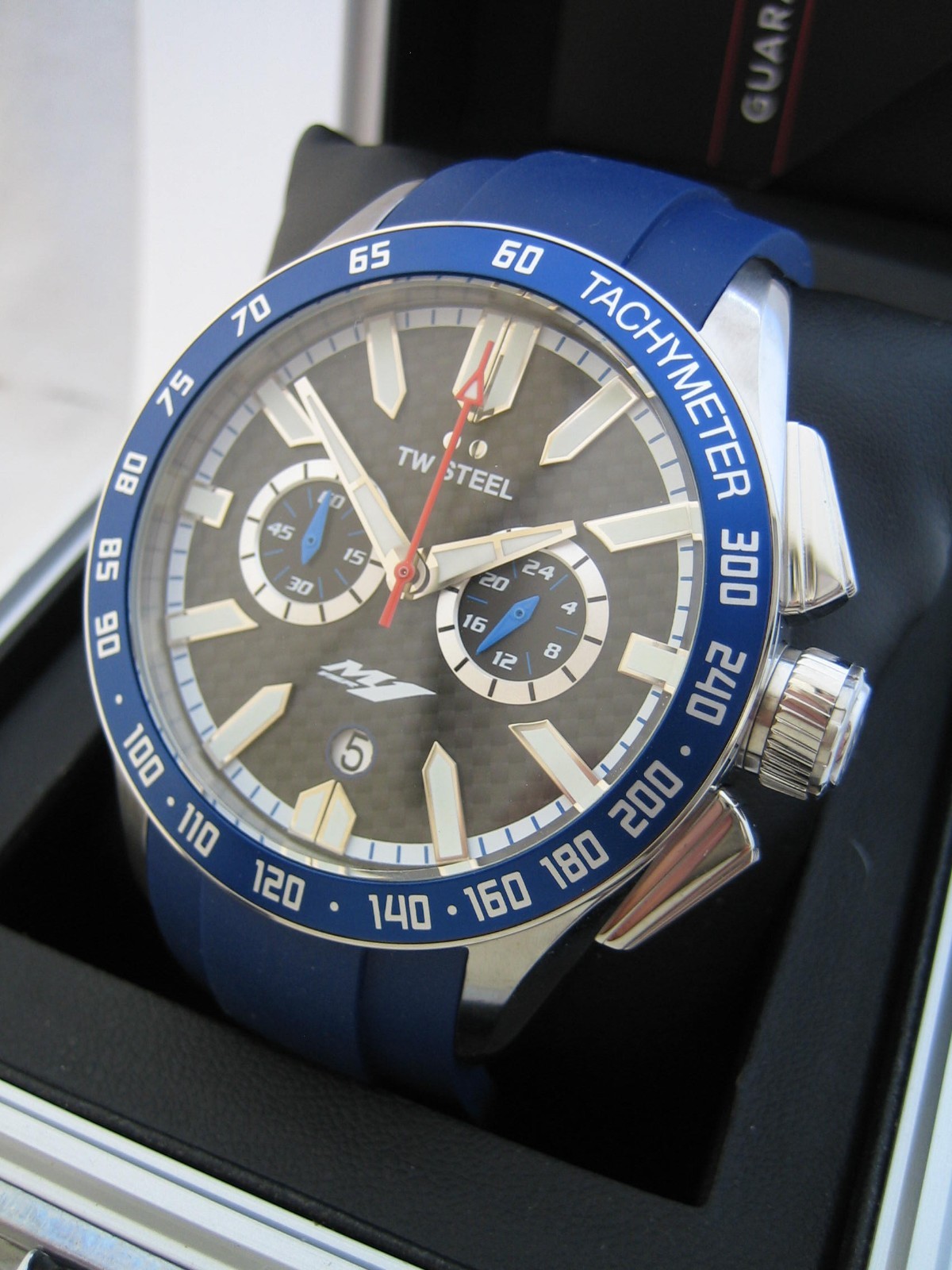 TW STEEL WATCH MENS YAMAHA FACTORY RACING GS4 CHRONOGRAPH QUARTZ GENUINE