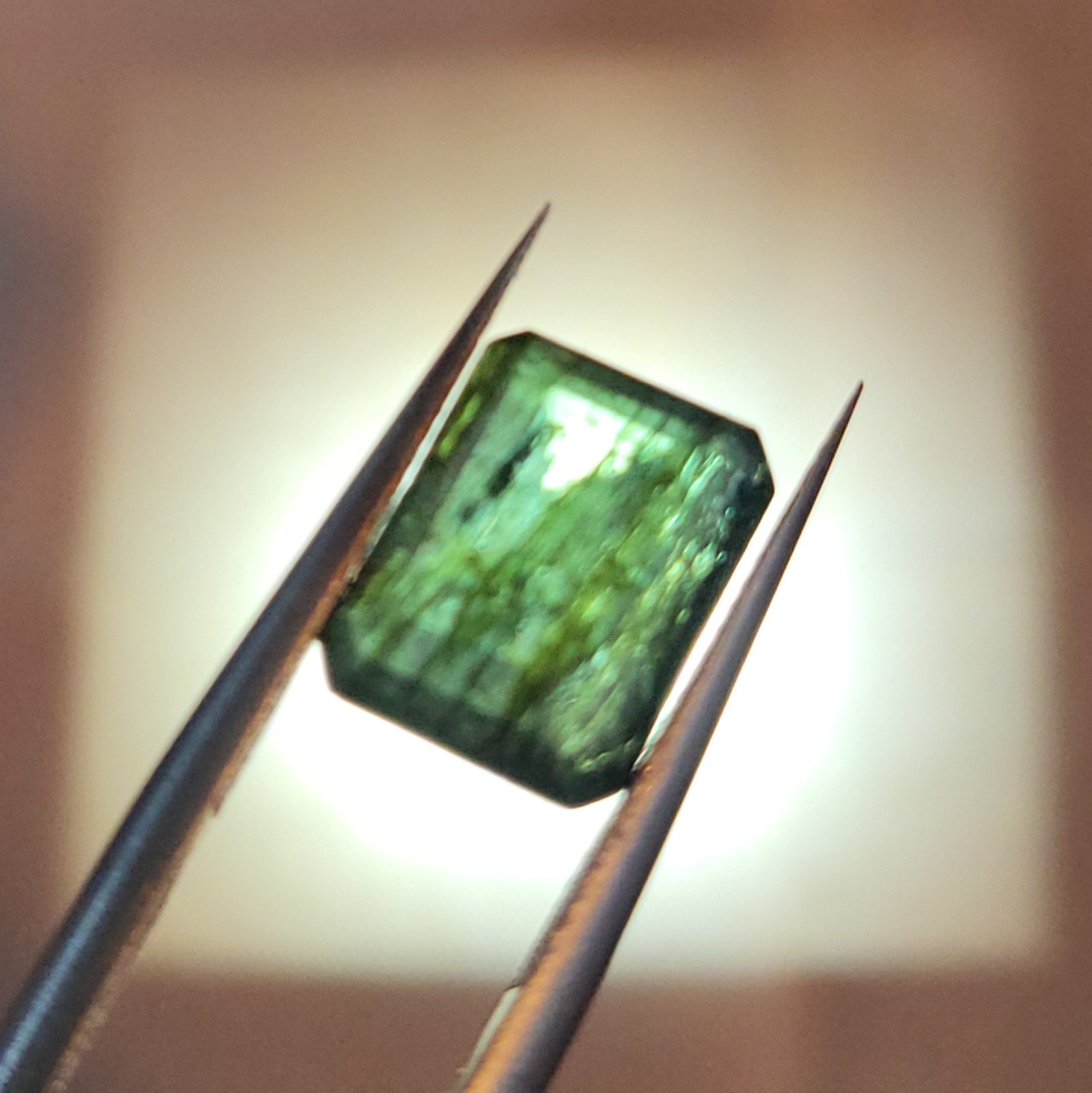 Stunning Natural Untreated Certified Ideal Dark Green Zambian Emerald 4.10ct
