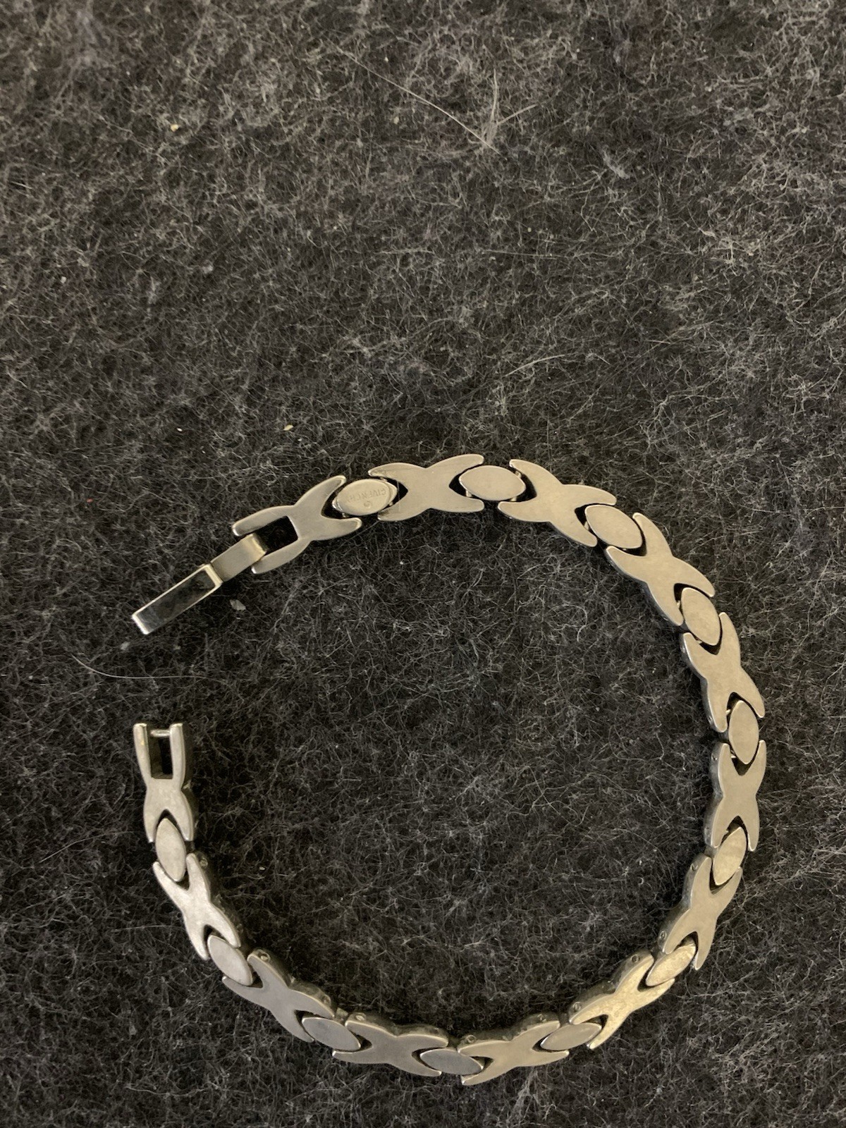 GIVENCHY X’s & O’s Gold & Silver Tone Vintage Link Bracelet