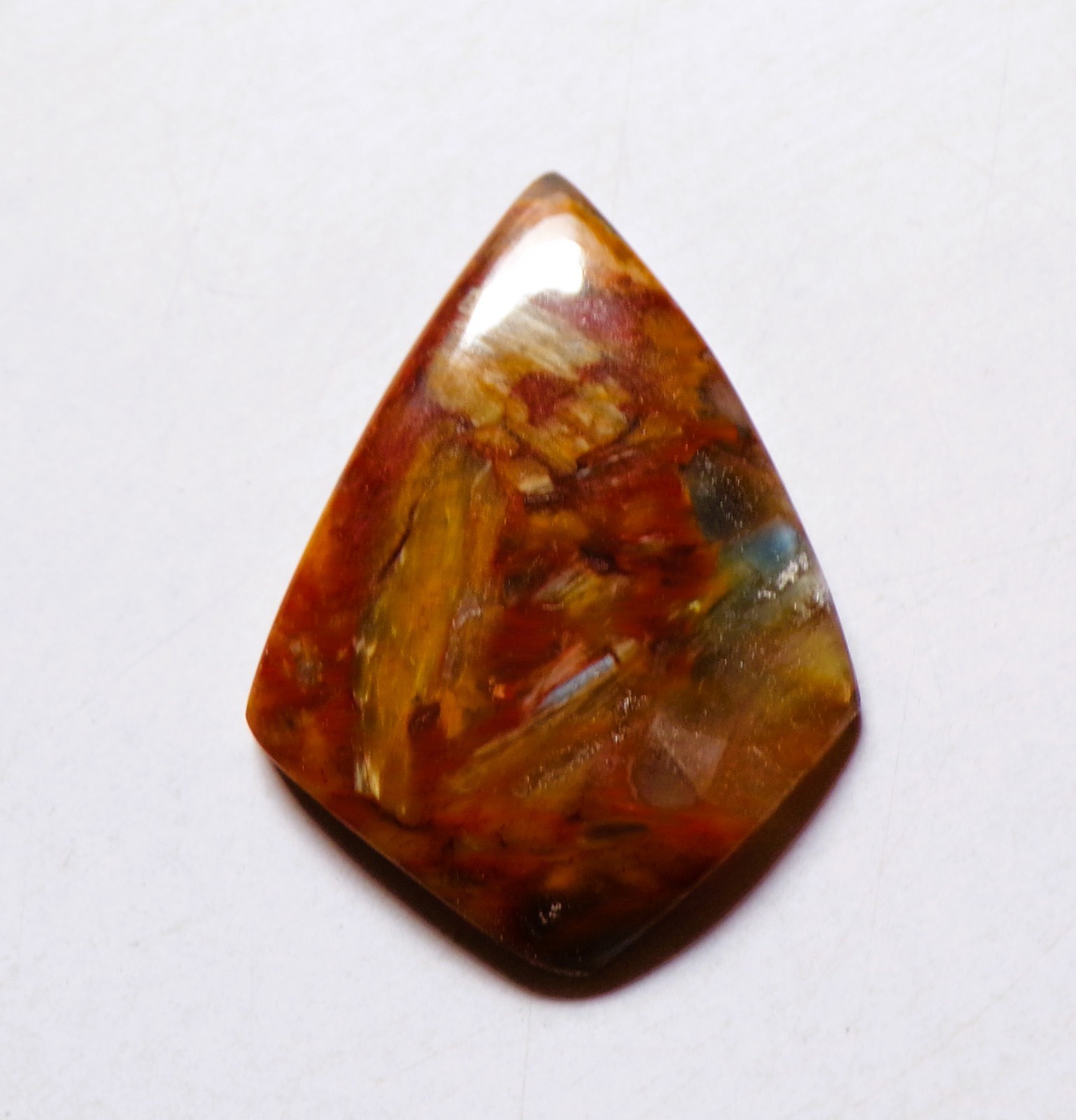 16.55 Cts Natural Pietersite Cabochon Loose Gemstone 30X22X4MM 56