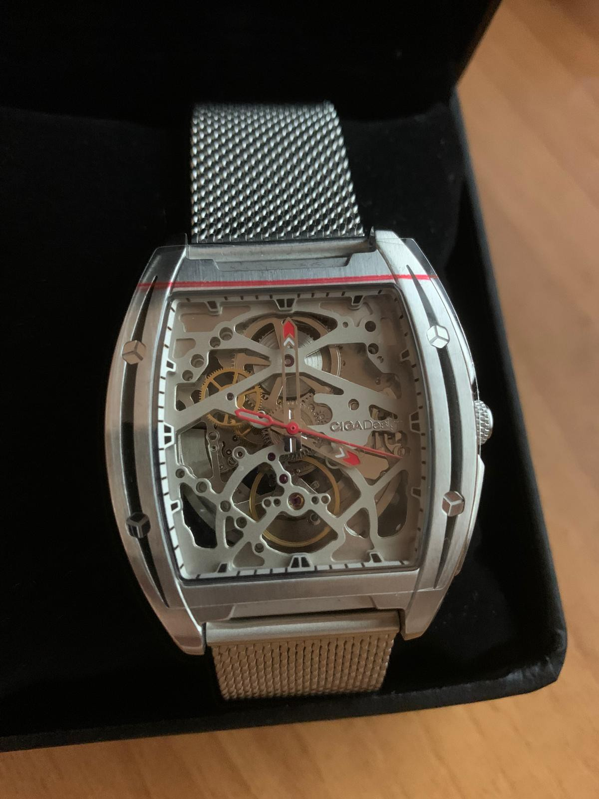 CIGA DESIGN Series Z Edge STEEL STRAP Mechanical Watch BRAND NEW