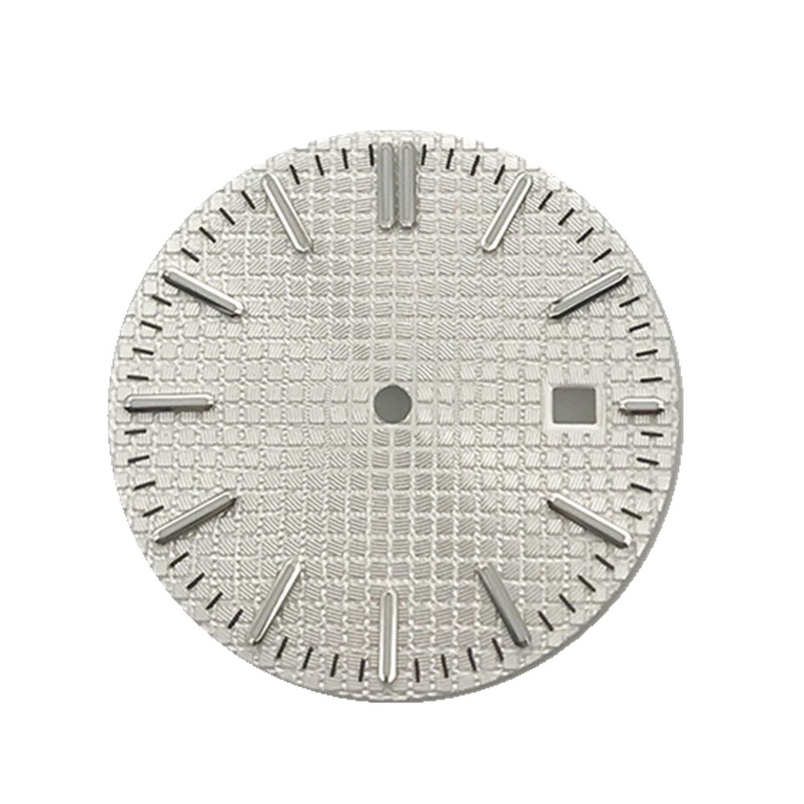31.7mm White Watch Dial For Mingzhu DG2813 For Miyota 82 Movement Accessories