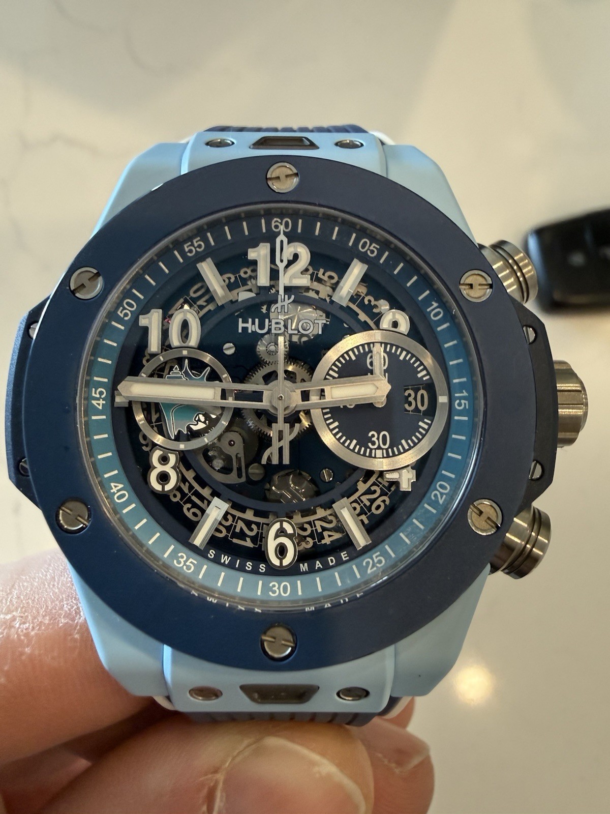 Hublot Big Bang Unico Blue Ceramic “Caribbean” U.S. Special Edition