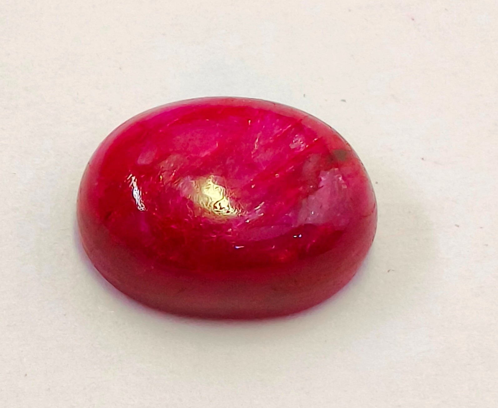 Natural Red Ruby Oval Cabochon Loose Gemstone P12-1