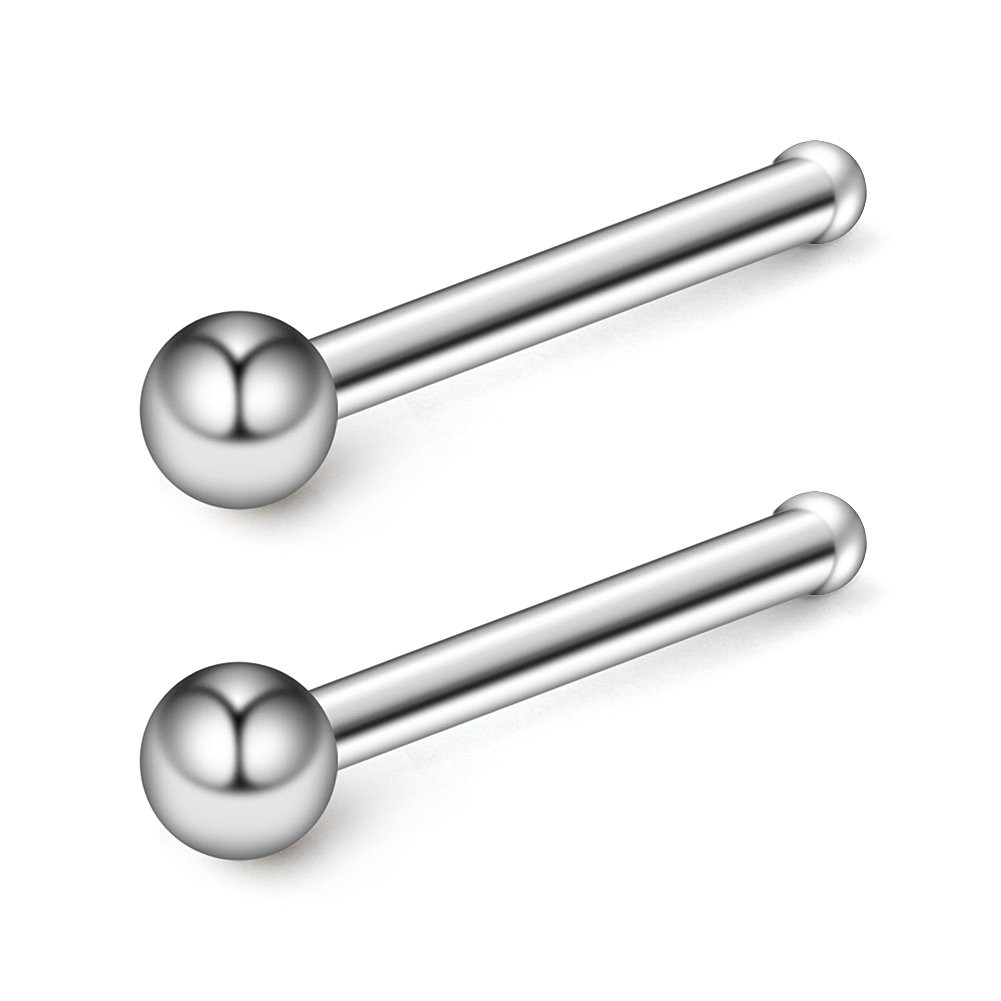Ruifan 22G 316L 6.5mm (Pin Length), 1.8mm (Ball Top Size), 2PCS – Steel