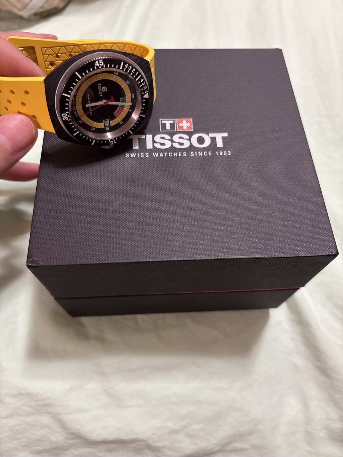 Tissot Sideral Men’s Black Yellow Watch – T145.407.97.057.00