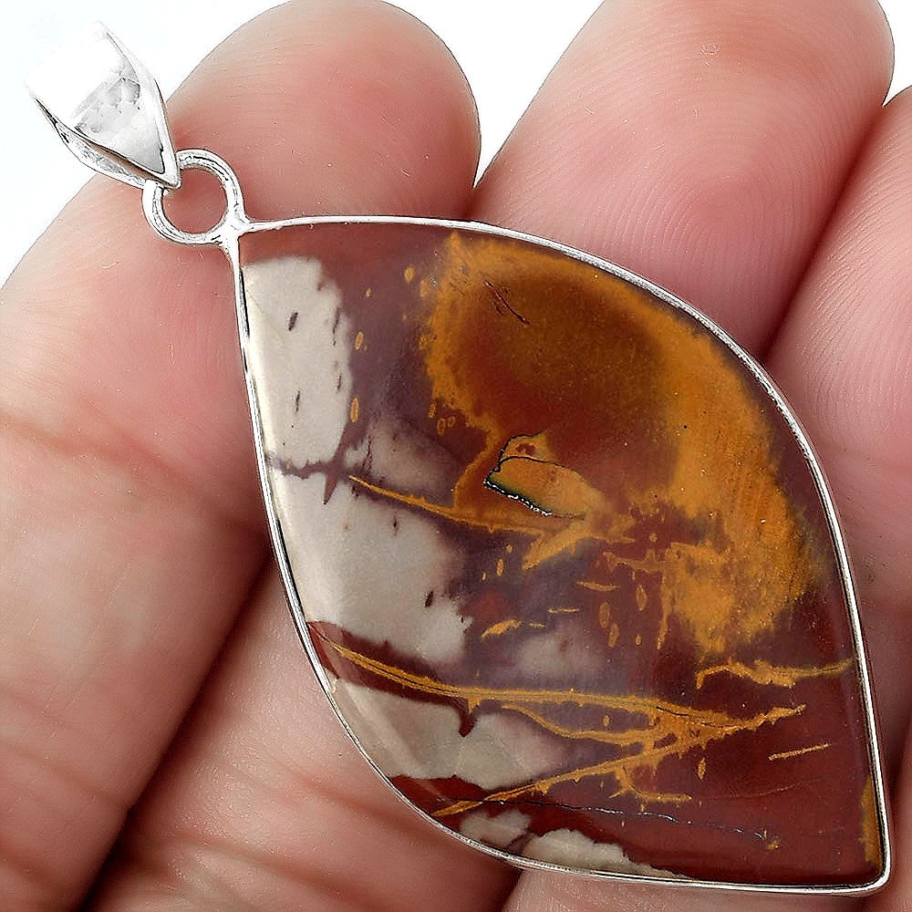 Natural Noreena Jasper 925 Sterling Silver Pendant Jewelry P-1001