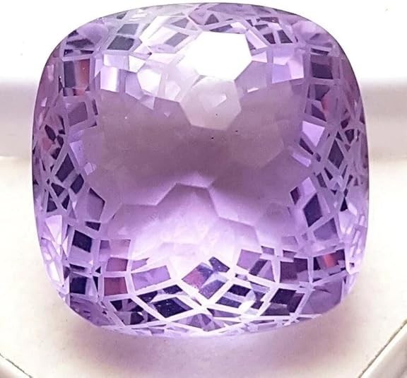 Natural 95.70 CT+ Purple-Pink Color Kunzite Cushion Cut Loose Gemstone Faceted