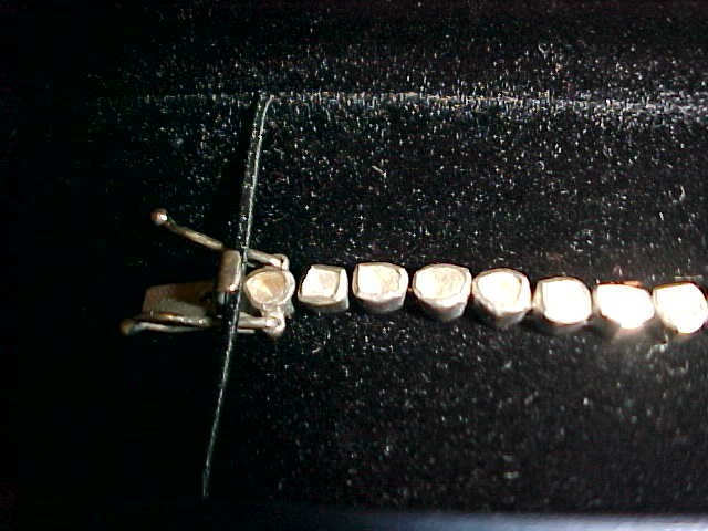 Polki 2 Carat Diamond Tennis Bracelet 7.25 Inch Bezel setting