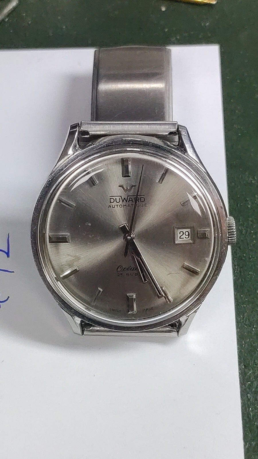 orologio automatico vintage Duward Swiss Made
