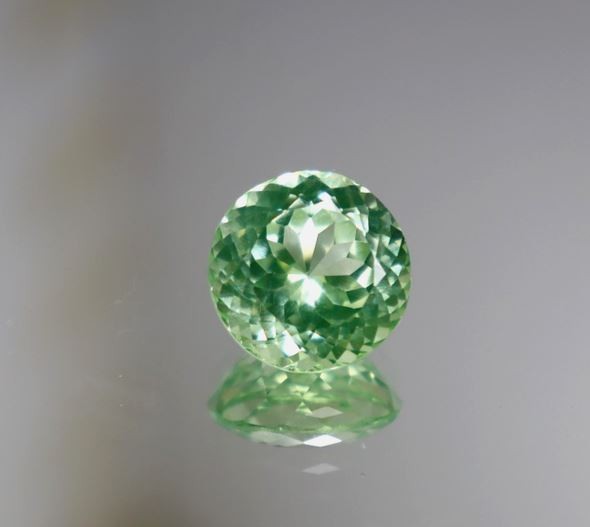 14Ct Rare Natural Green Spinel Round Cut Loose Gemstone 14x14x9mm