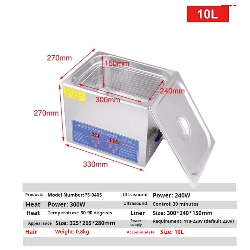 Stainless Steel Industrial Heated Ultrasonic Cleaning Heater Good Quality