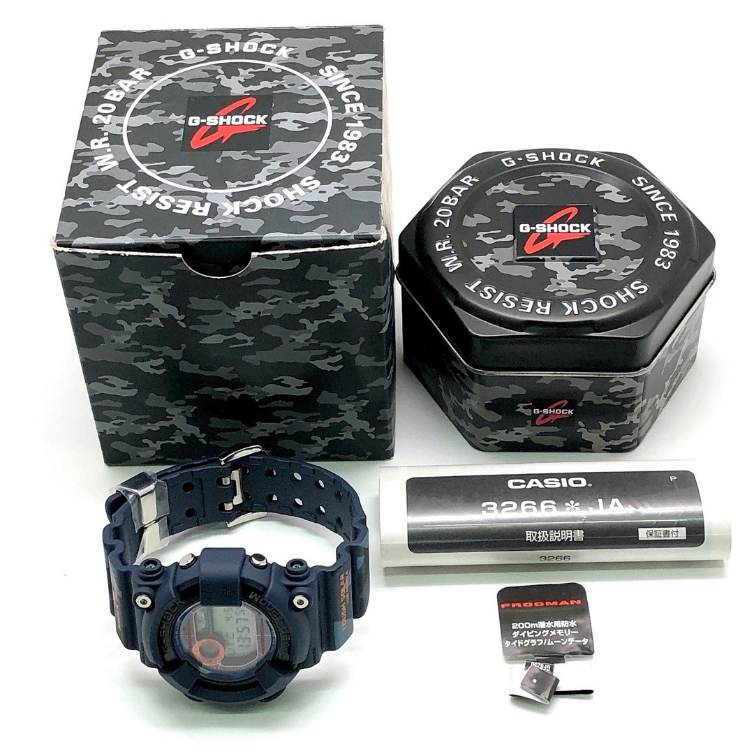 G SHOCK GF 8250CM 2 FROGMAN Men in Camouflage Tough Solar Navy Camouflage Releas