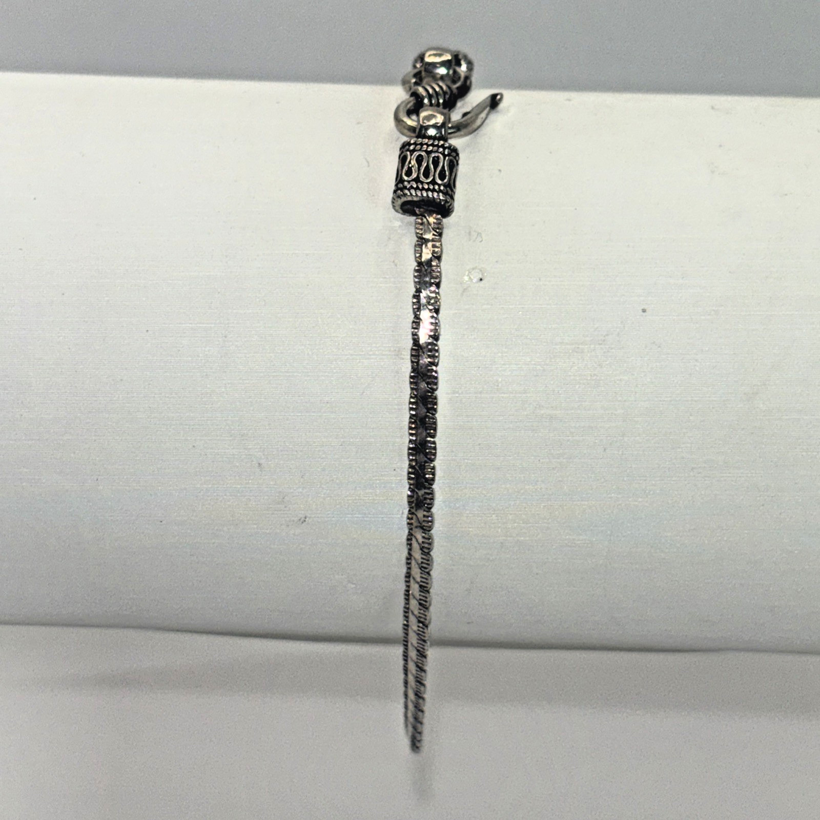 Solid .925 Sterling Silver 7.25 in. Custom Link Bracelet