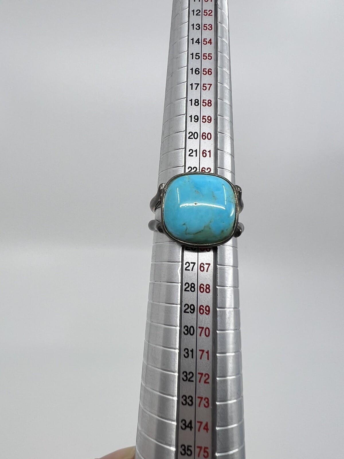 Mine Finds By Jay King Crow’s Peak Turquoise Sterling Silver Ring Size 11 NWT