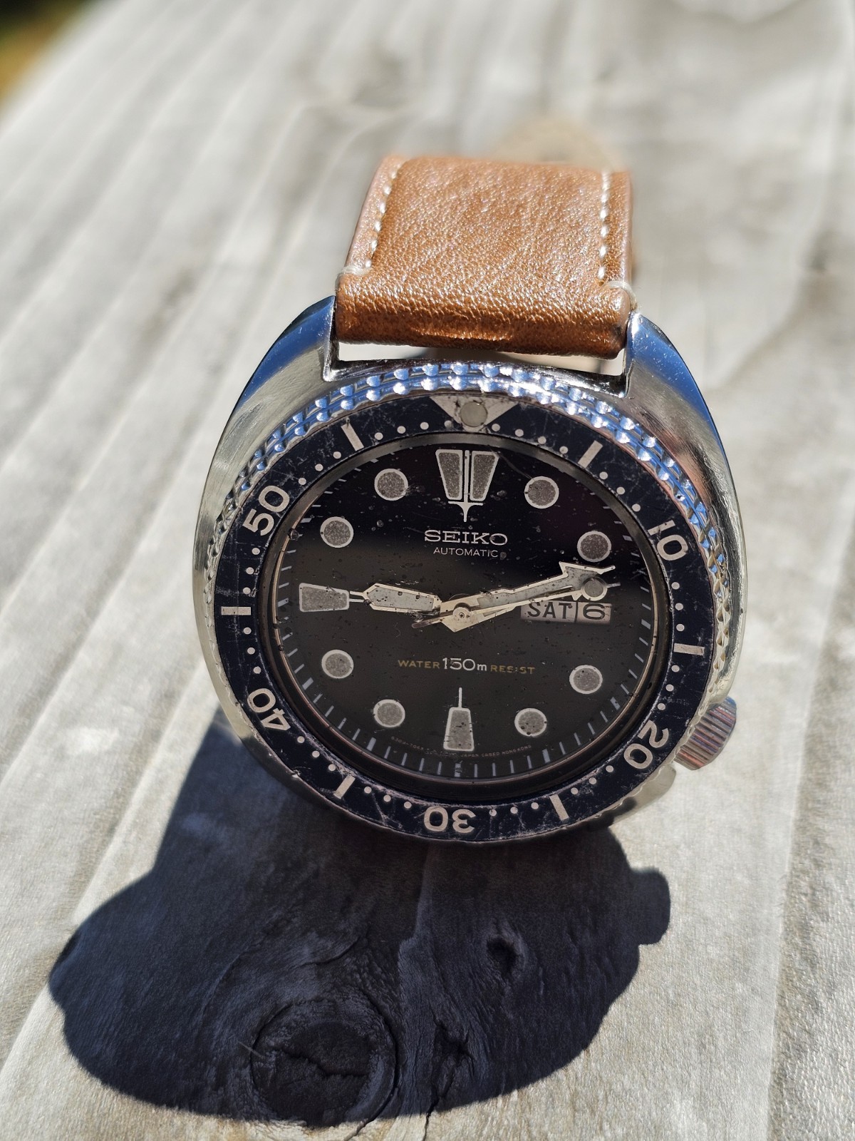 Vintage Seiko Automatic 6309-7040 Turtle Diver Fully Functional Day – Date.