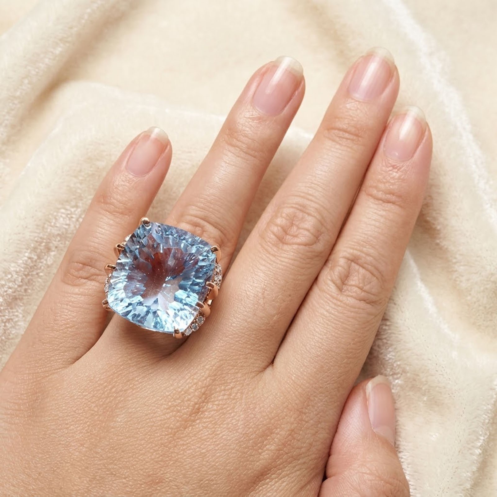 Color Change Concave Alexandrite 41Ct 925 Sterling Silver Handmade Ring Size 6.5