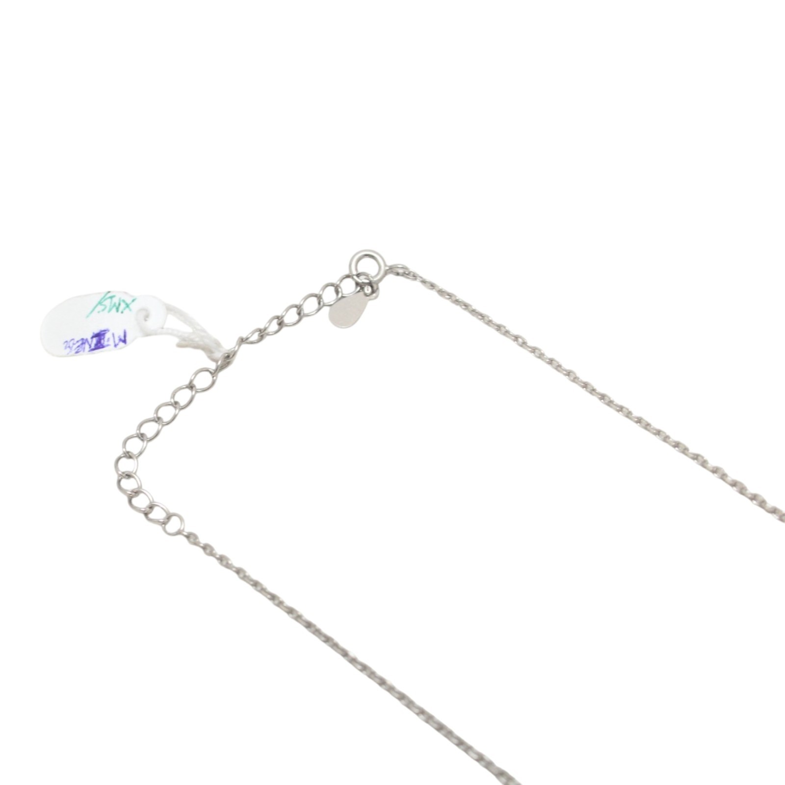 925 Sterling Silver Thin Link Chain 18.0″ Handmade Single Piece Unisex M0122