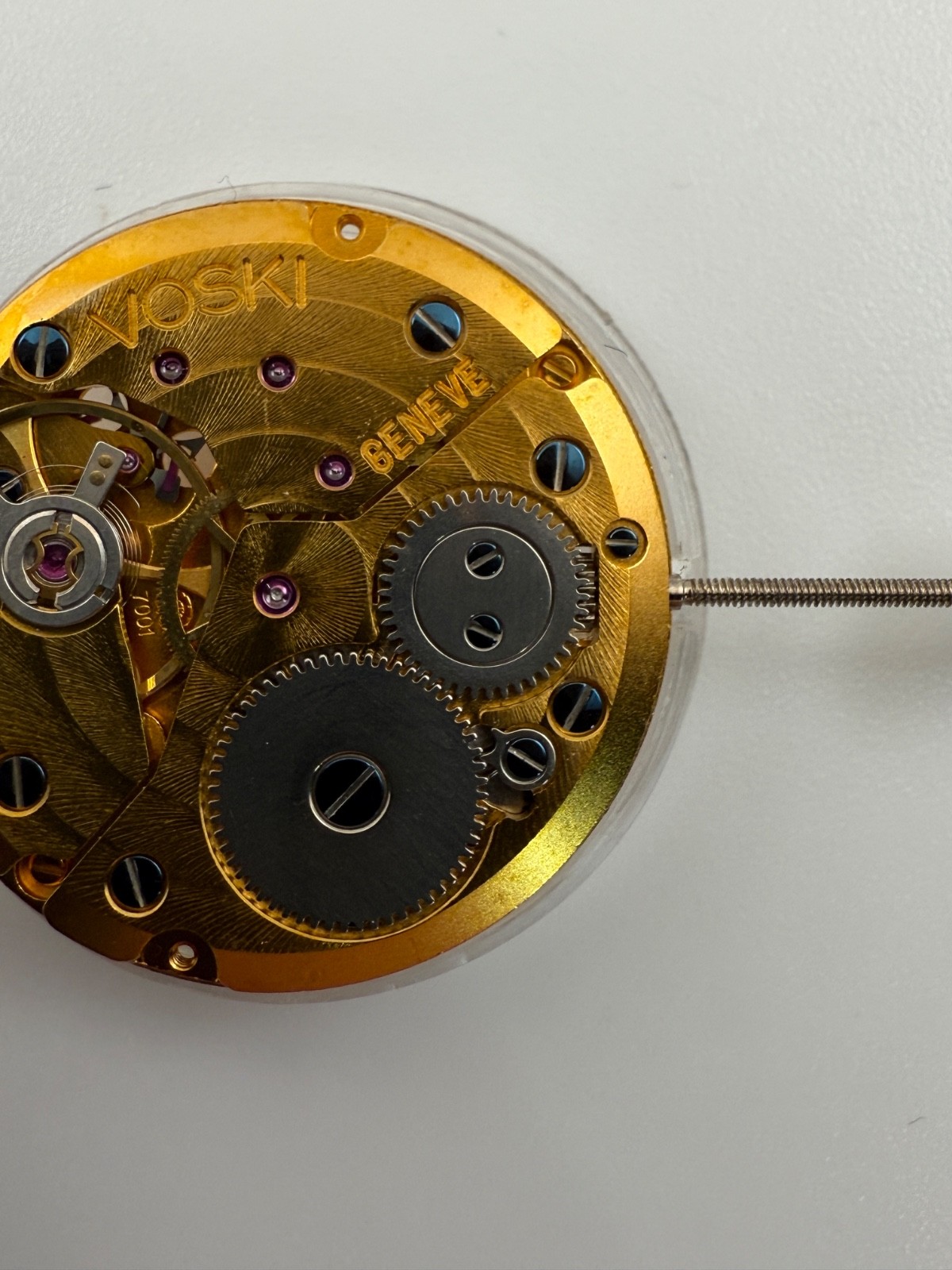 NOS Voski Geneve ETA 7001 Mechanical Manual Wristwatch Movement