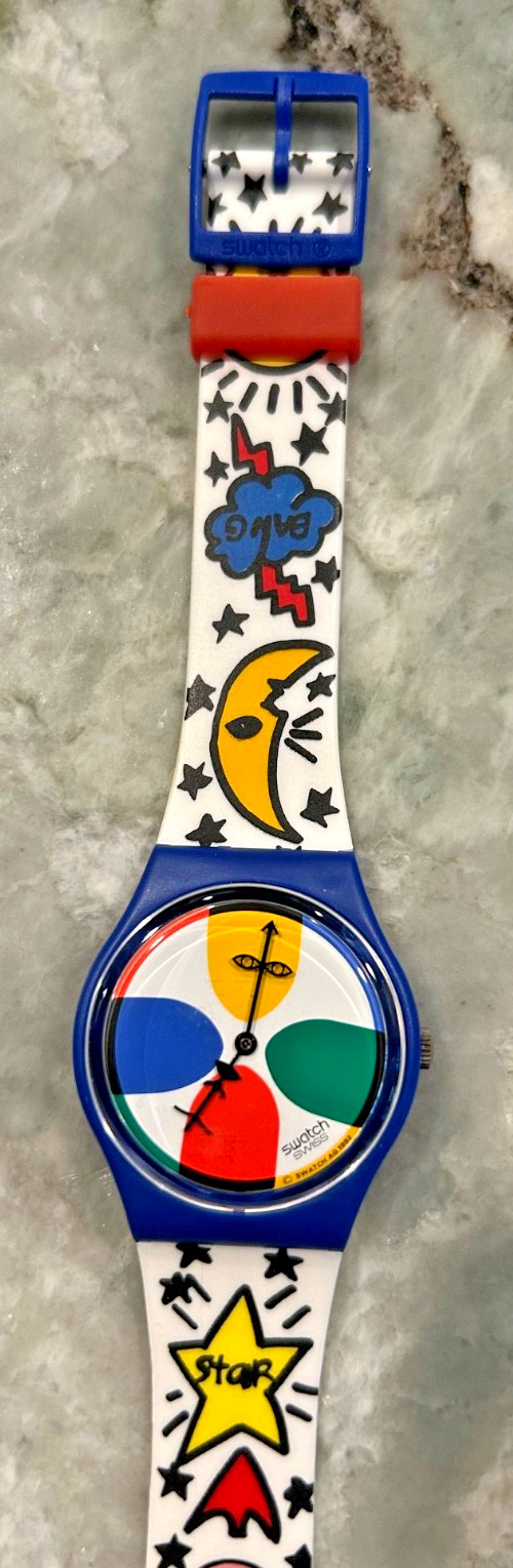 Swatch – Space People – GN134 – 1993 – Original Box – Gent