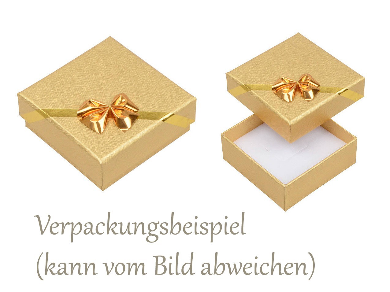 REAL GOLD *** Pull Through with Cubic Zirconia, 93mm