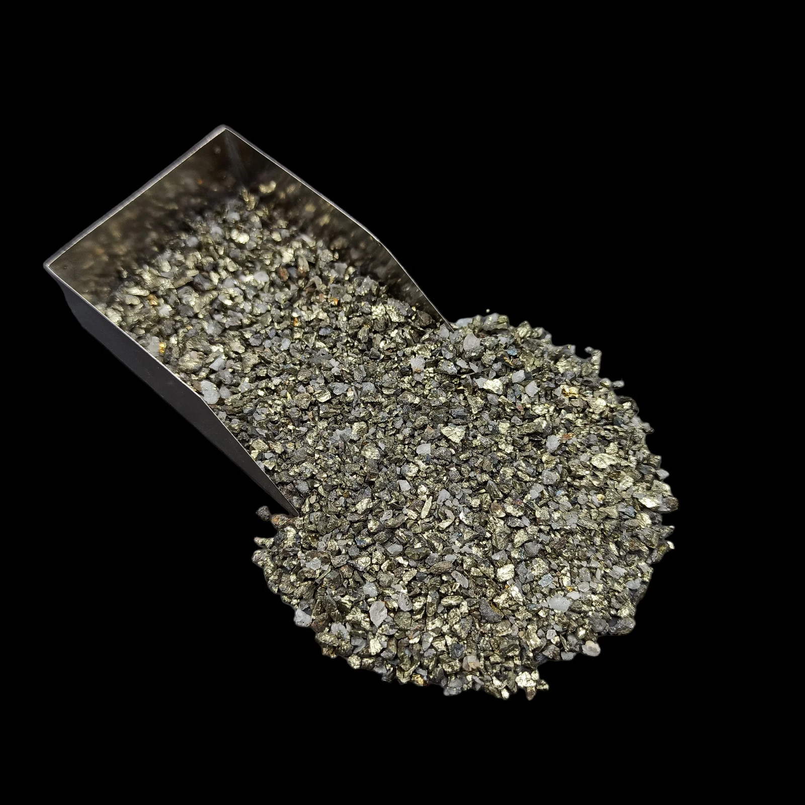 Chalcopyrite Crushed Gemstone 1-3mm for Mosaic Resin Projects
