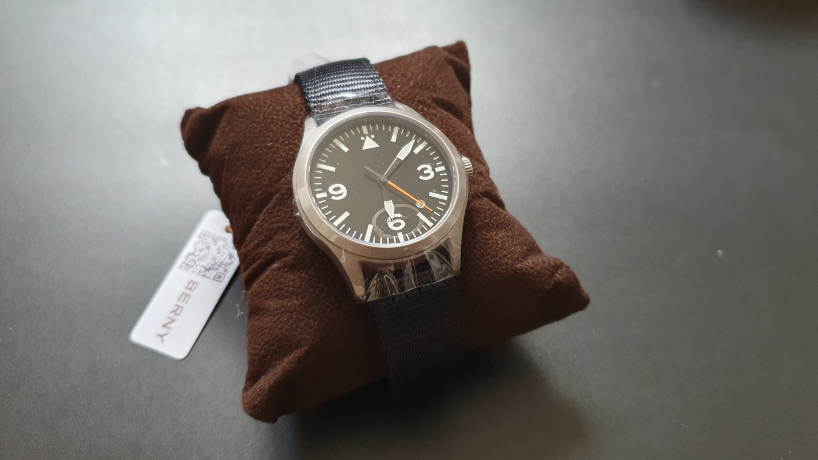 Berny titanium mechanical watch, sinn homage, free UK delivery