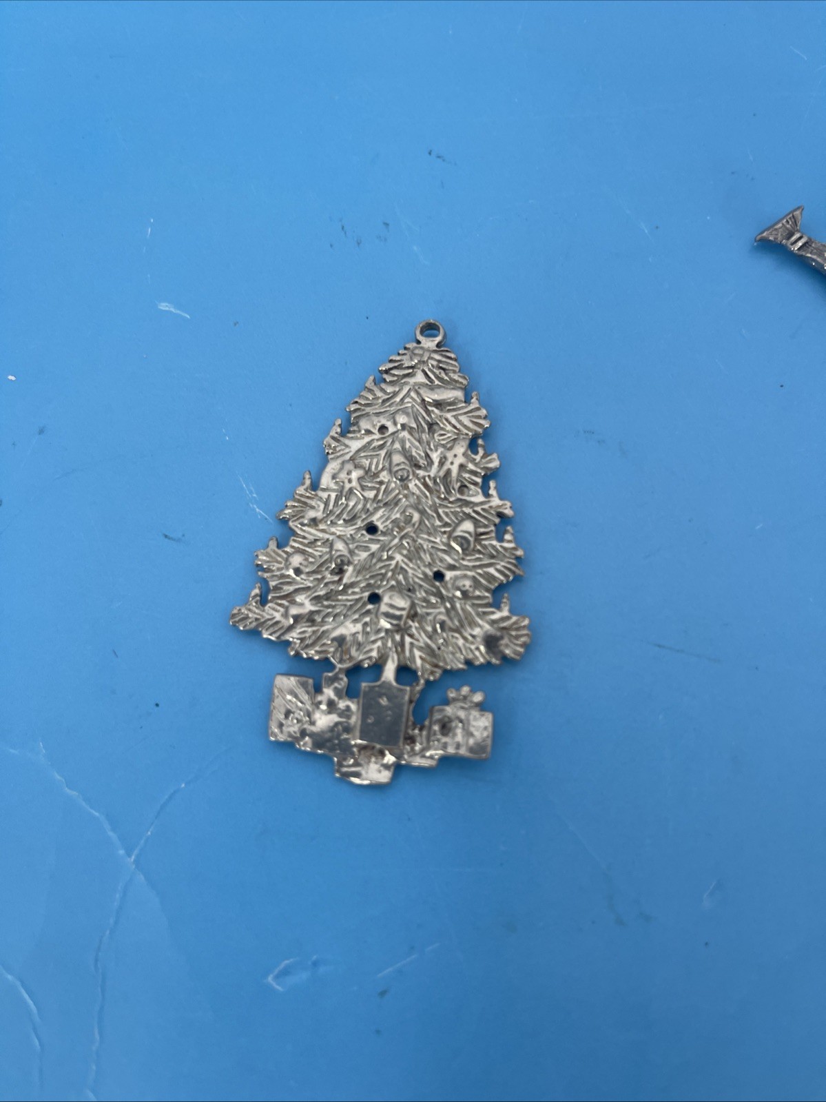 NEW Pewter Angel Christmas Ornament from the Designer Marcie, With Tree Unmarked