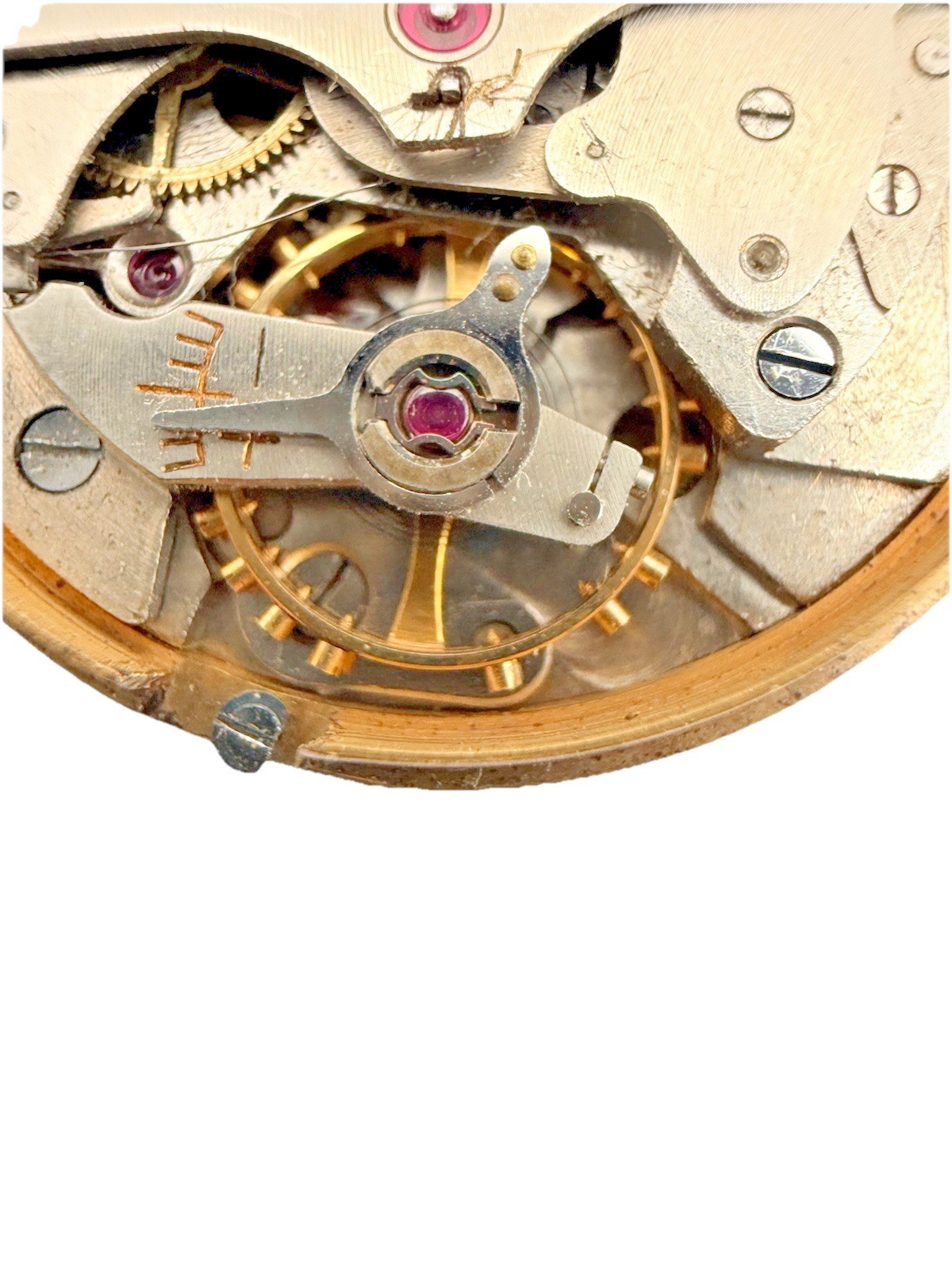 Recta Bidynator 17J Automatic Watch Movement Dial Parts Repair Swiss