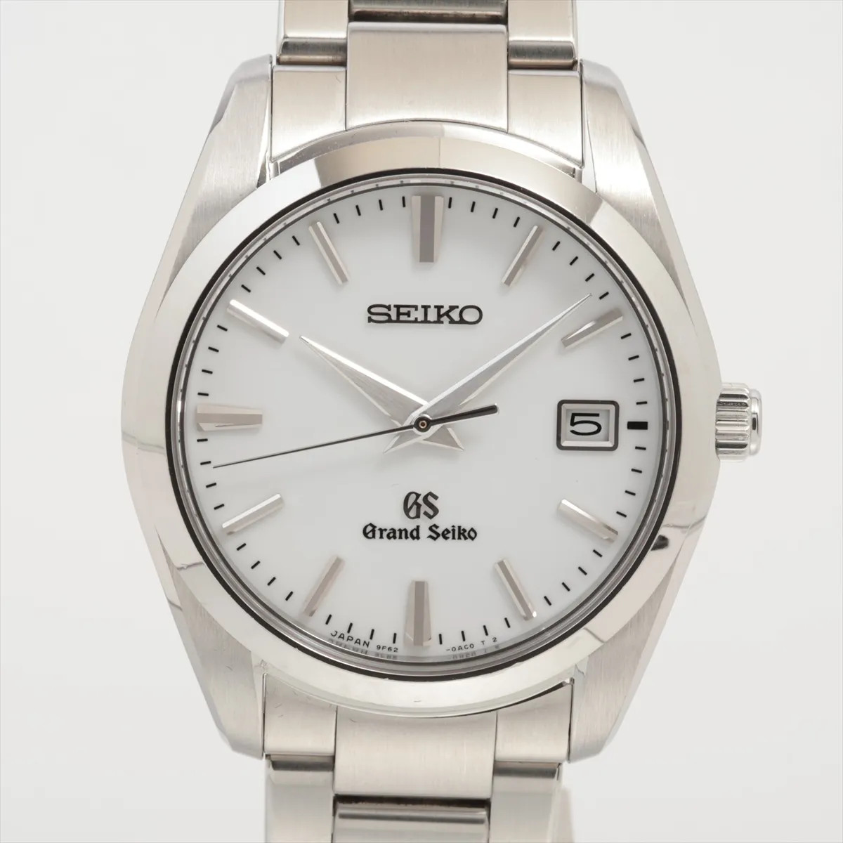Grand Seiko SBGX059 SS SS QZ white dial 4 Extra Links