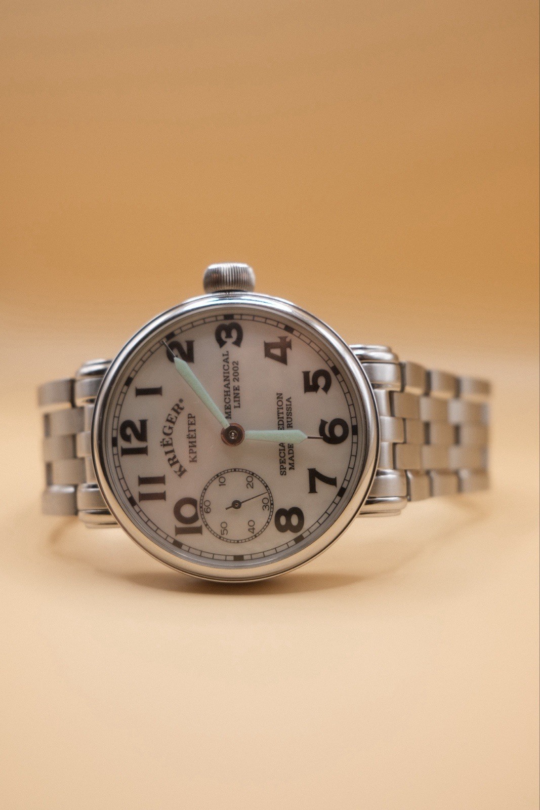 Rare Krieger Gigantium Special Edition Russia Mens Watch 43mm (Only 1000 made)