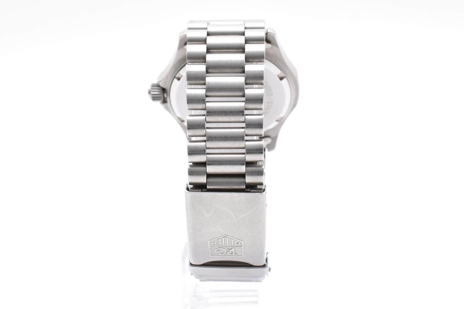 TAG Heuer 2000 962.213R White Dial Cream Patina 200M Diver 34mm Mens Watch