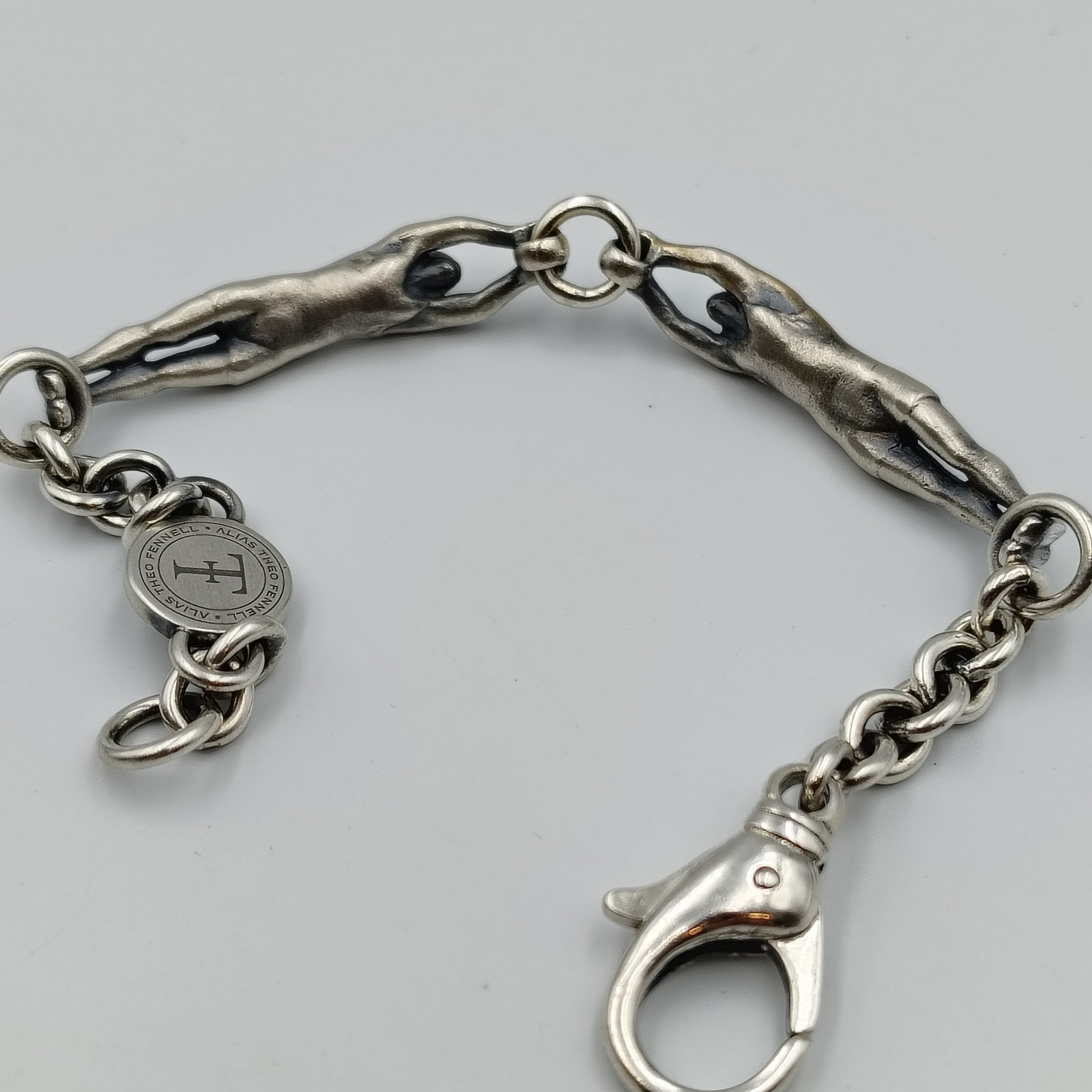 Theo Fennell Alias Acrobat Oxidized Sterling Silver 925 Bracelet 6.25″ £750