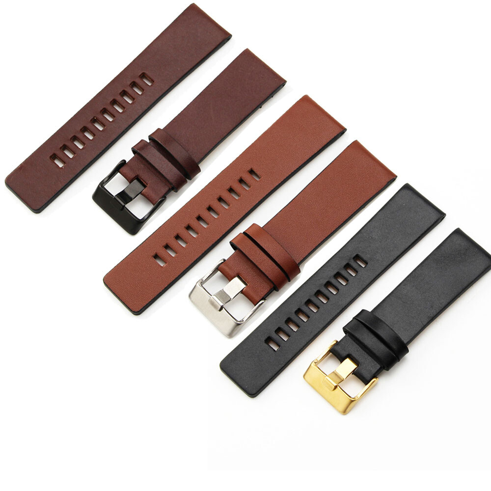 Genuine Leather Watch Band Strap Replacement Watchband 22 24 26 27 28 30 32 34mm