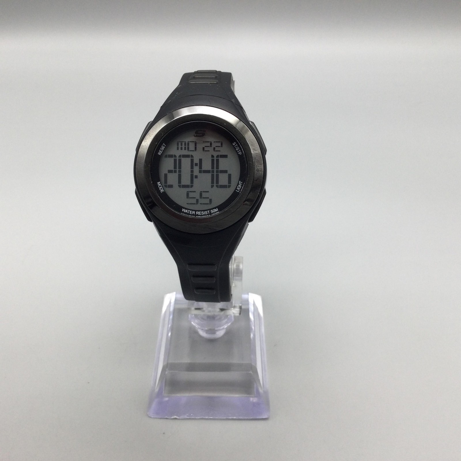 Skechers SR2063W Mens Watch 33mm Black Digital 50M Backlight