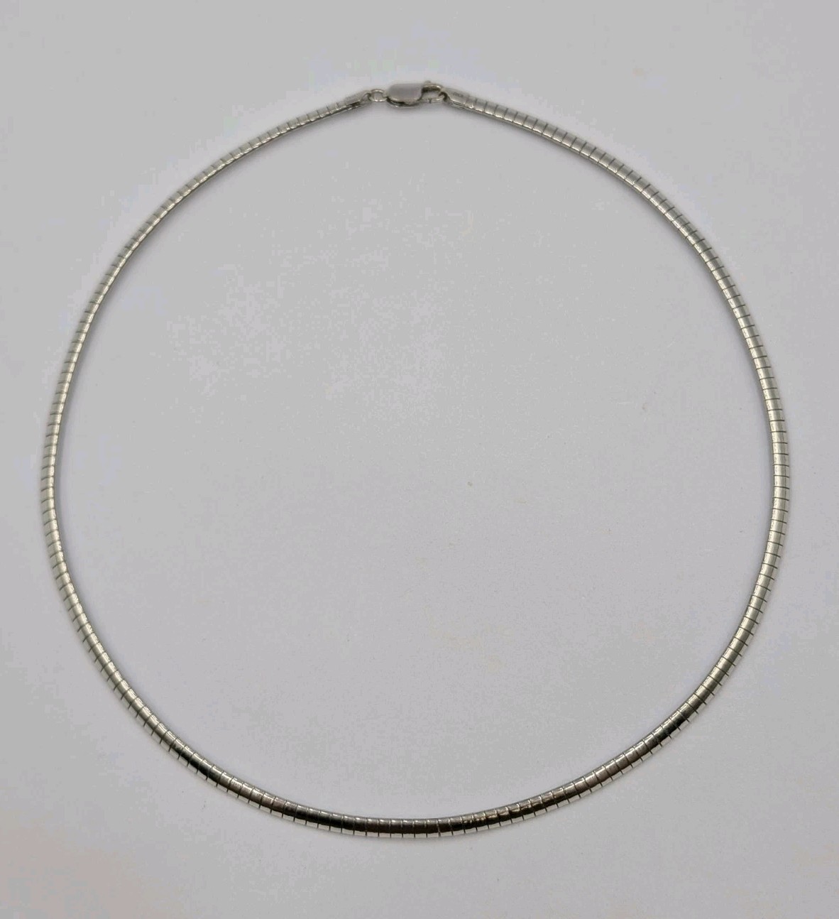 By RCI Vintage Sterling Silver 4mm Omega Italian Chain 925 Necklace 18″ – 20.1g