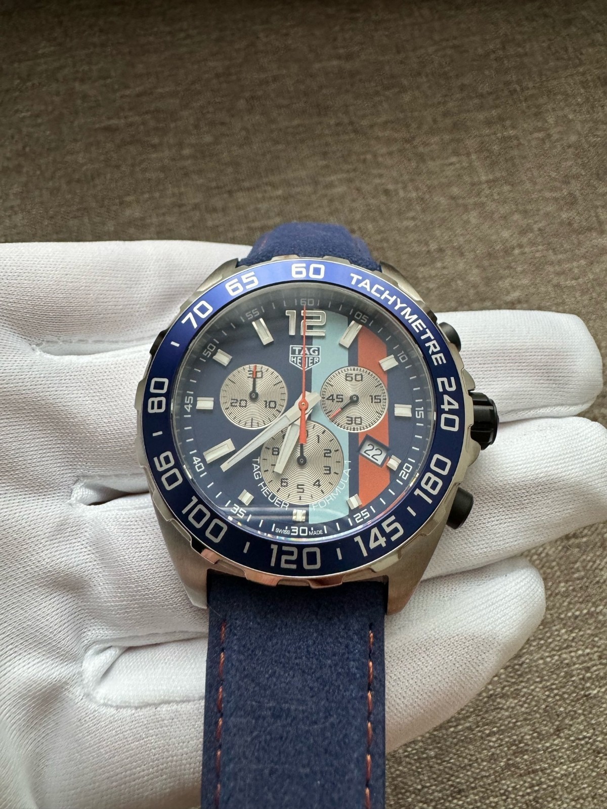 TAG Heuer Formula 1 Blue Dial Men’s Watch Gulf Special Edition – CAZ101N.FC8243