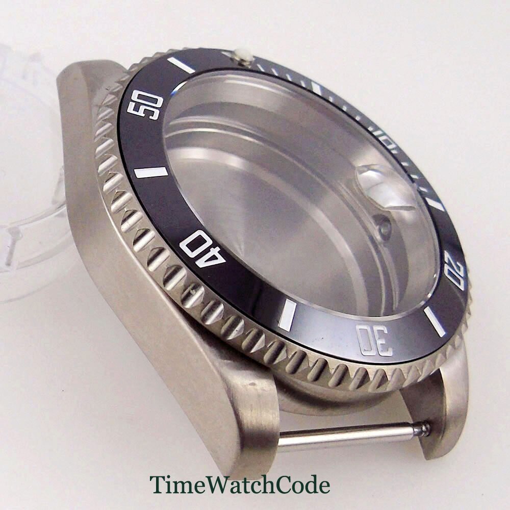 Titanium Watch Case 40mm 200m Waterproof Fit NH35 NH36 ETA2824 PT5000 Movement