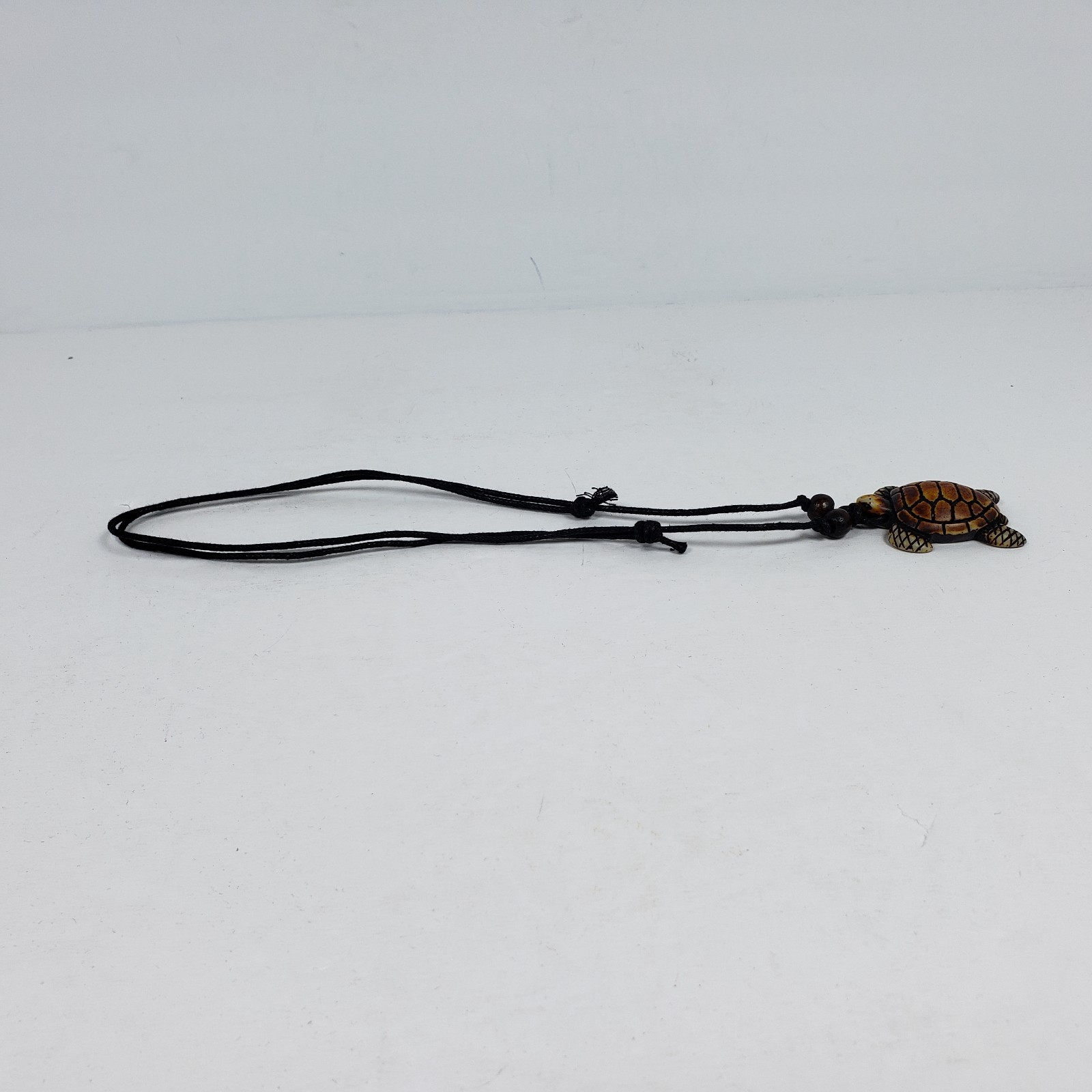 Vintage Adult Fashion Brown Turtle Tribal Adjustable Pendant Necklace 037