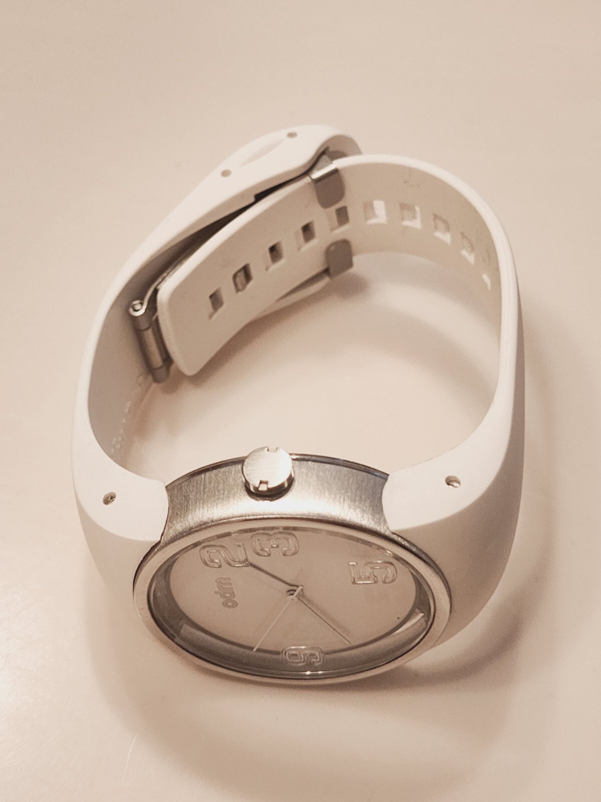 ODM Blink Analog Watch WHITE DD131-02 ** RUNNING **