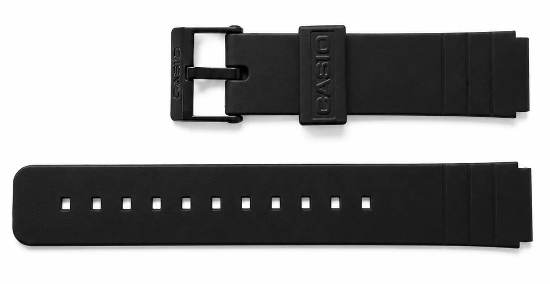 Original Casio Watch Strap for MQ-24-1B2, Part 71604416
