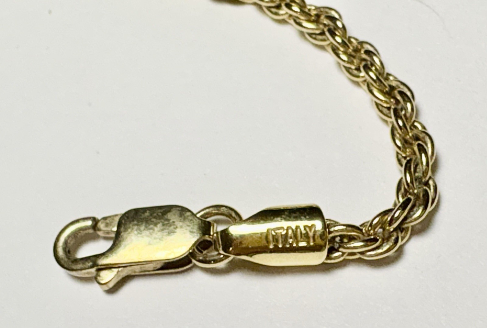 Gold Plated 3D Angel Marked 925 Italy Necklace “ You Are An Angel” Medallion